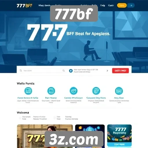 Acessibilidade e recursos do site 777bf